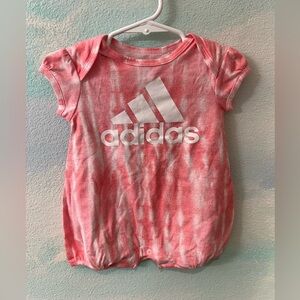 NWOT Adidas Pink and White Baby Outfit